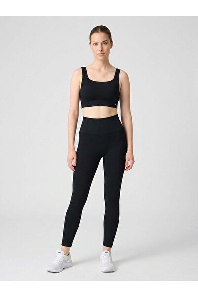 Jerf Holly Honeycomb Patterned High Waist Leggings Black