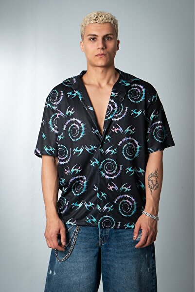 UKHWD SUPPLY Goa Fest Drytech Oversize Men's Shirt Uk1191Sy