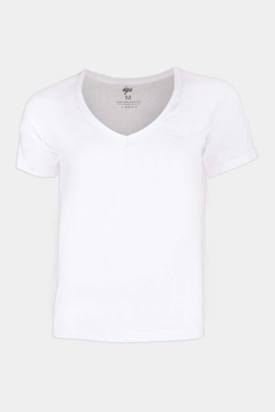 İgs Men's White Standard Std V-Neck Tank Top