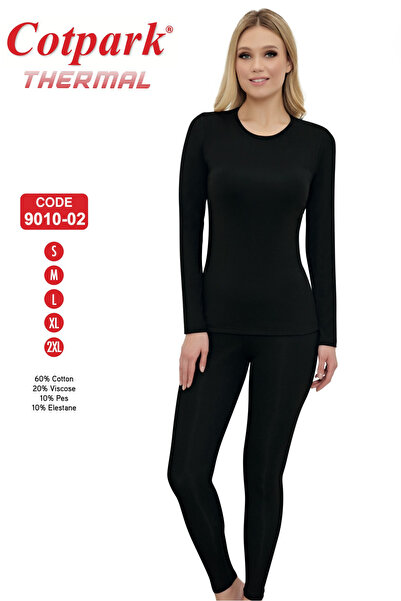 Cotpark Women's Thermal Suit - Black 9010