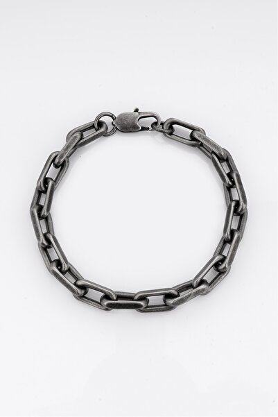 UKHWD SUPPLY 316L Stainless Steel Oxidized Sailor Men's Bracelet