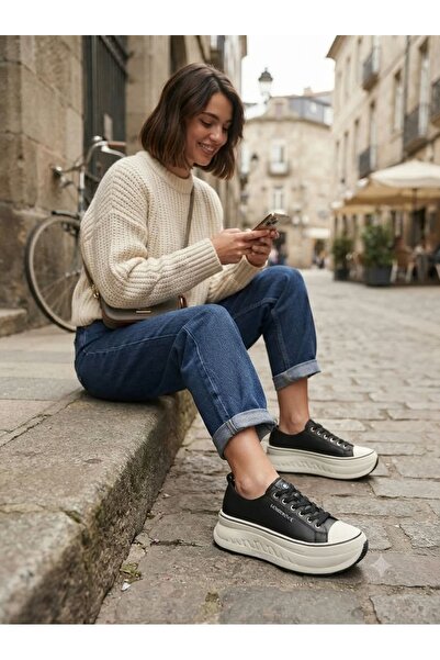 lumberjack Novaria Black Women's Sneaker