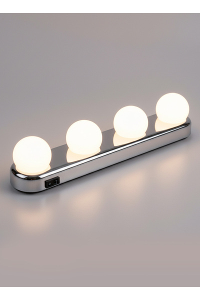 Yallabena مرآة مكياج بإضاءة أمامية LED