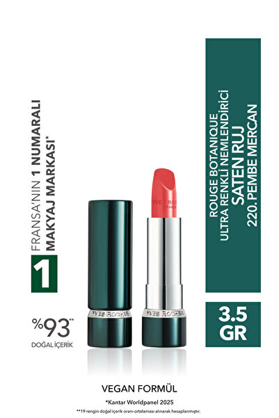 Yves Rocher Rouge Botanique Ultra Colorful Moisturizing Satin Lipstick - 200....