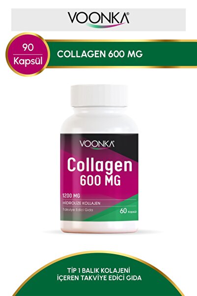 Voonka Collagen 600 Mg 60 Capsules