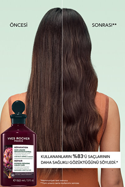 Yves Rocher Anında Onarıcı Bitkisel Keratin Likit Bakım 150 ml