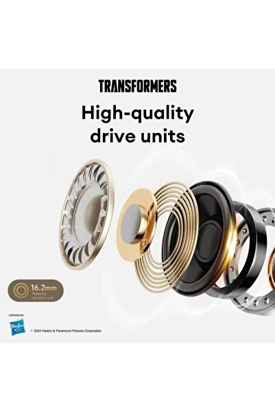transformers Open-Ear 5.4 Bluetooth Headphones - Bumblebee Edition