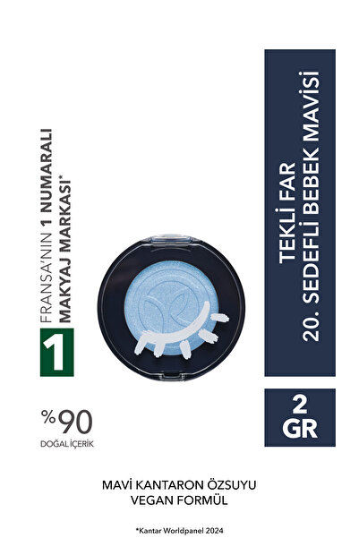 Yves Rocher Tekli Far-20.Sedefli Bebek Mavisi-2g- Vegan