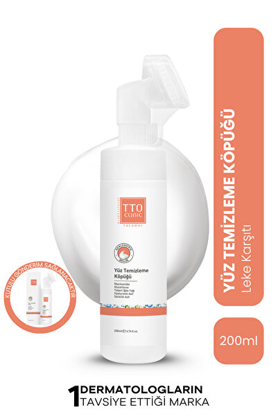 TTO Yüz Temizleme Köpüğü Sebum Dengeleyici 200 ml Salisilik Asit ve Niacinami...