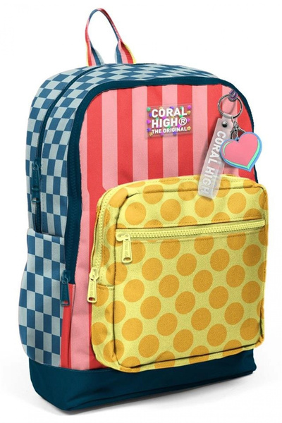 Coral High Kids Multi-Colored Patterned School Backpack 33204