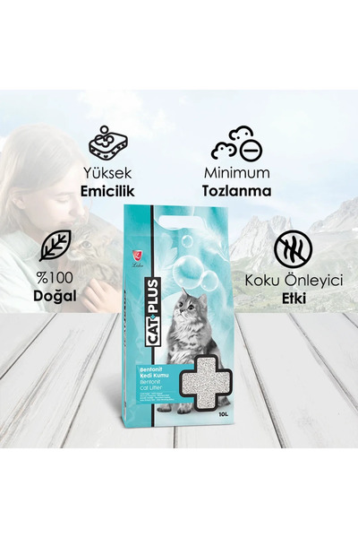 Cat Plus CatPlus Kokusuz Kedi Kumu 10 Lt x 4 Adet