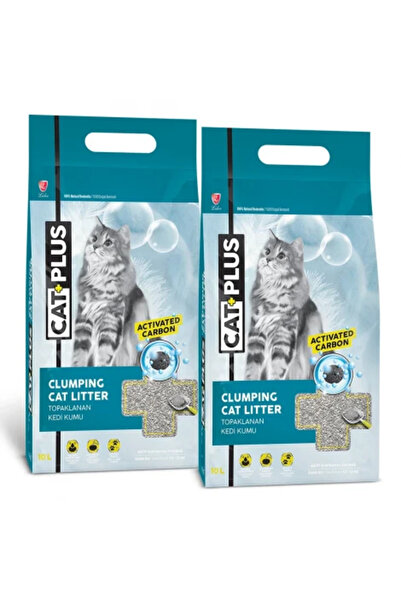 Cat Plus CatPlus Aktif Karbon Kedi Kumu 10 Lt x 2 Adet