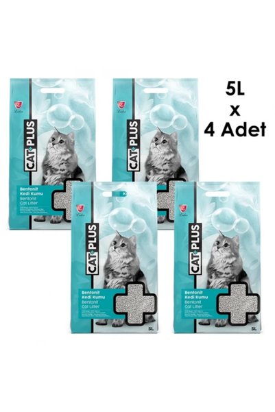 Cat Plus CatPlus Kokusuz Kedi Kumu 5 Lt x 4 Adet
