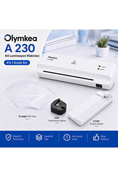 Olymkea A230s 4in1set Laminasyon Makinesi ( A4 )