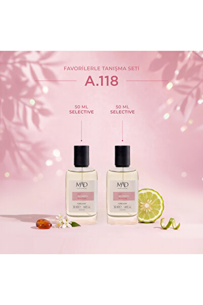 Mad Parfüm 2 Adet 50 ml A118 Selective Kadın Parfüm Seti