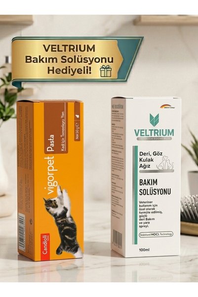 candioli Vigorpet Cat Pasta 50 g – Kedi İçin Çoklu Vitamin ve Amino Asit Takv...