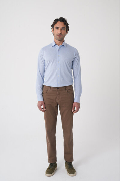 Bisse Men's 5-Pocket Sports Trousers Khaki