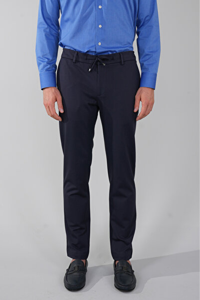 Bisse Lacivert Fermuarlı Jogger Spor Pantolon