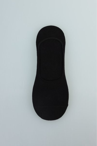 Bisse Black Sneaker Short Ballerina Socks