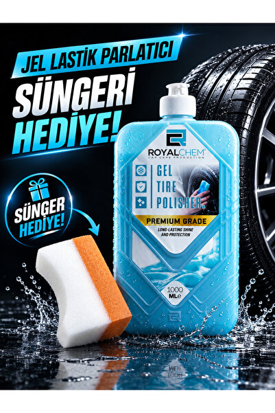 ROYALCHEM CAR CARE PRODUCTION 1000 ML Jel Lastik Parlatıcı