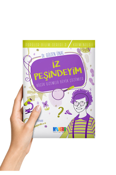 Monera Yayınları İz Peşindeyim - 10-16 Years Old - Popular Science Series Criminology Book