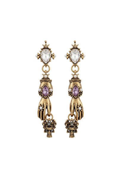 Charmist Bronze Dangle Alxmcqn Earrings