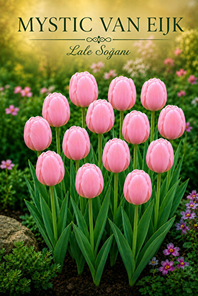 3A BOTANİK Mystic Van Eijk Lale Soğanı - 9/10 Kalibre – 3 Adet – 1. Sınıf Çiç...