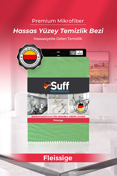 Suff Fleissige Cam Güzeli Cam Bezi 70x50 | Çok Amaçlı Büyük Boy Hassas Cam Be...