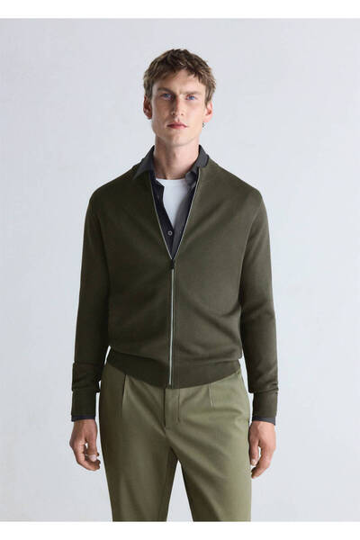 MANGO Man Comfort stretch triko hırka