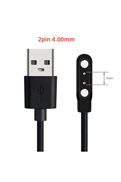 Choice black 2pin 4.00mm Universal 2Pin 4mm 7.62mm 4Pin Strong Magnetic Charg...