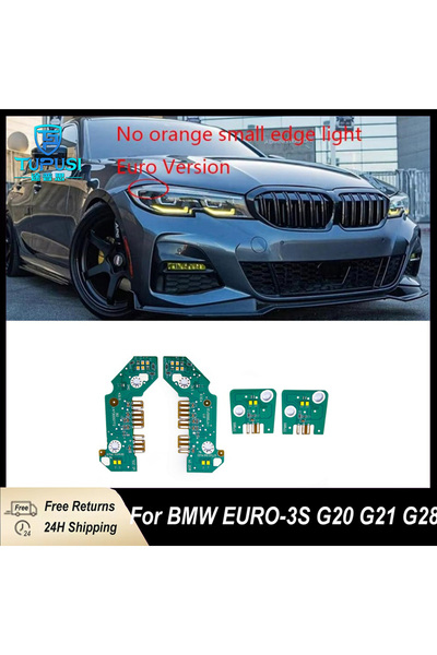 Choice مصباح أمامي LED أصفر جديد لسيارات BMW الفئة 3 G20 G21 G28 مع إضاءة نها...