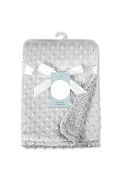 Choice3 Grey Baby Blanket Newborn Soft Fleece Baby Boy Blanket Solid Baby Gir...