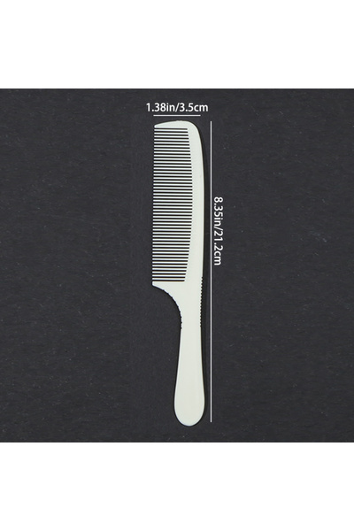 Choice 128 5 - Piece Set of Plain White Hair Combs: Professional Styling Comb...