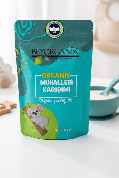 BEYORGANİK Organik Muhallebi Karışımı (YULAFLI) 200gr (PESTİSİT VE AFLATOKSİN...