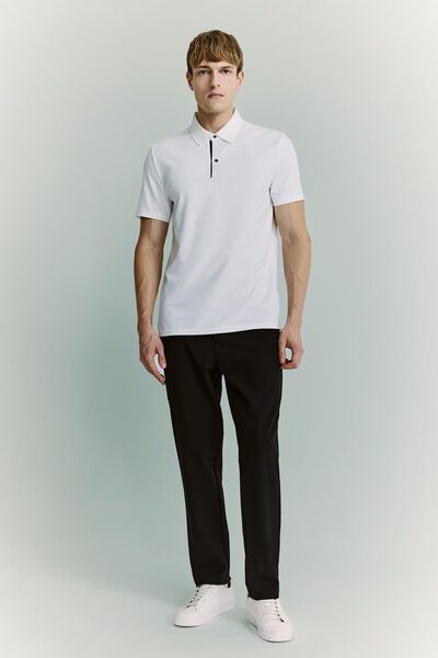 DeFacto Tailored Regular Fit Short Leg Stretch Fabric Technical Trousers F167...