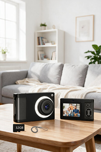 Jubilin 4K Ultra HD Vintage Dual Camera for Kids and Teens with 32GB Card and...