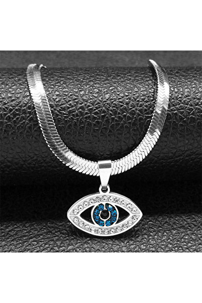 Choice A 40cm 10cm DP SR Vintage Crystal Evil Demon Eye Choker Necklaces for ...
