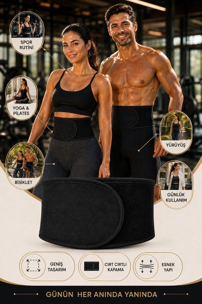 critic man Unisex Ayarlanabilir Termal Bel Kemeri – Neopren Spor ve Günlük Kullanım Kemeri