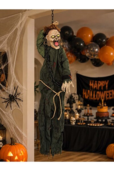 Parti Adresi Cadılar Bayramı Zombi Figürlü Asılabilir Halloween Hareketli Par...