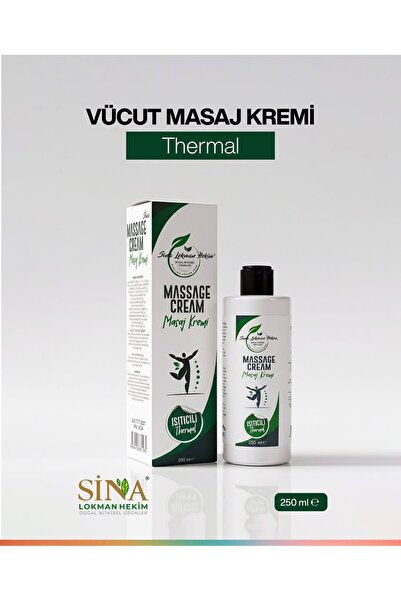 SİNA LOKMAN HEKİM Isıtıcı Thermal Etkili Yoğun Vücut Masaj Kremi 250 ml - Isı...