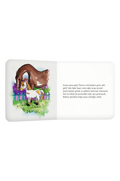 Monera Yayınları Kim Korkar Berberden? - Ages 4+ - Illustrated Fairy Tales and Stories