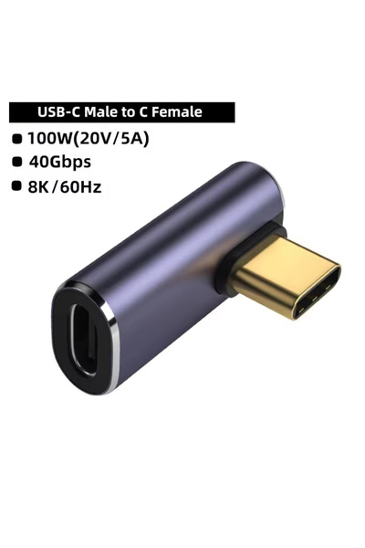 Choice3 T3 USB C Converter Thunderbolt Type C Adapter USB 4.0 Female to Male ...
