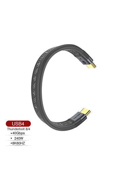 Choice 0.14m Black 40G UGOURD Short USB4 Date Cable USB C Thunderbolt 4 Cable...