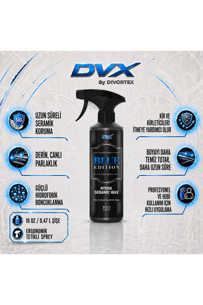 Divortex DVX by Blue Edition Hydra Ceramic Wax Seramik Hızlı Cila 473 ml