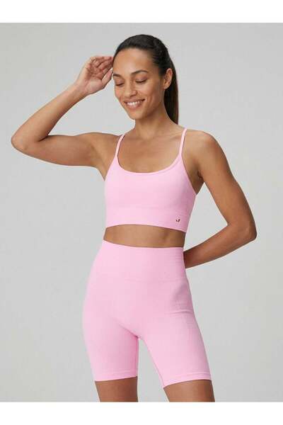 Jerf Gela High Waist Biker Shorts (12cm) Neon Pink