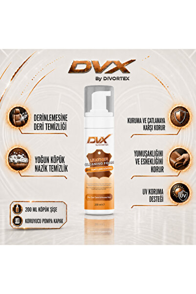 Divortex DVX by Deri Temizleme Köpüğü 200 ml