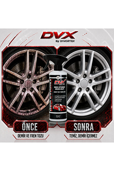 Divortex DVX by Red Storm Demir Tozu Temizleyici IRON OUT 16 oz 473 ml