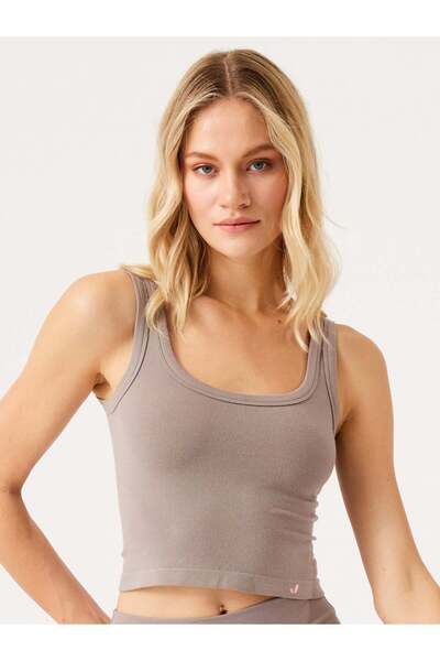 Jerf Aura Short Length Soft Undershirt Light Brown