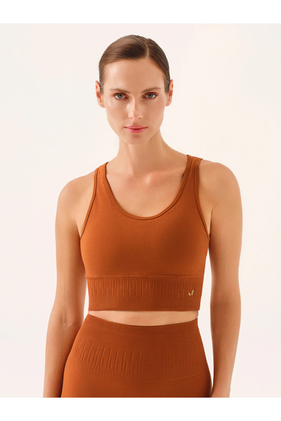 Jerf Luz Firming & Covered Sports Bra Almond