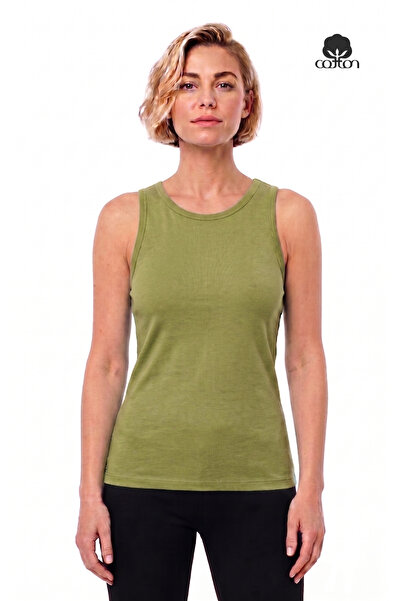 Cottonland Women's Blanca Stretchy, 1X1 Thin Ribbed, Fit Cut, Cotton Undershi...